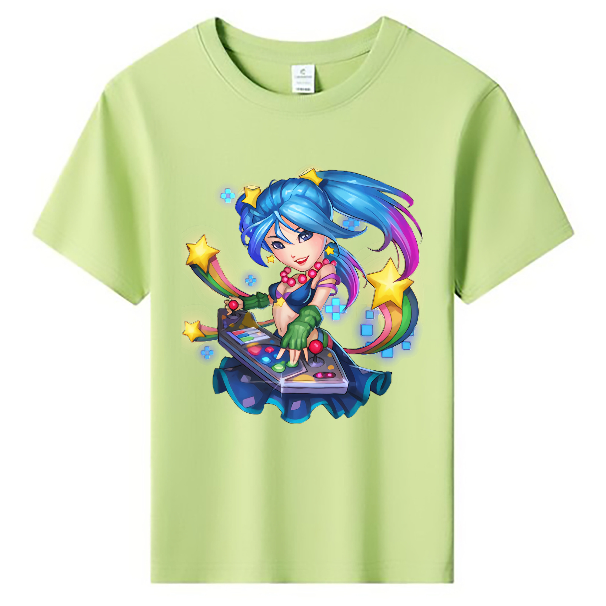 （画像用） リーグ・オブ・レジェンド League of Legends LOL 綿100％キッズTシャツ（フロントプリント）